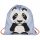 Tornazsák organikus pamutból - panda