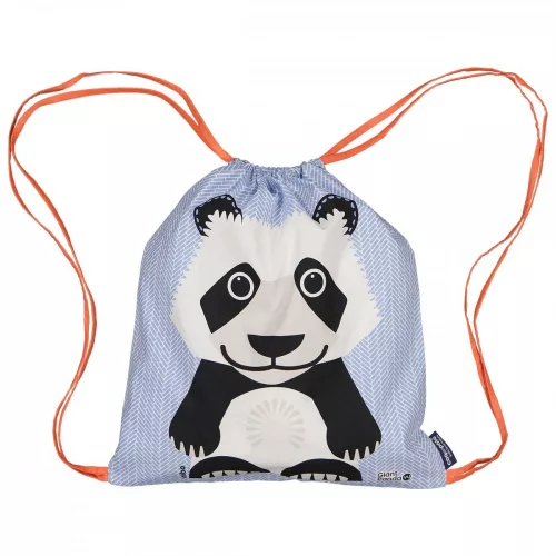 Tornazsák organikus pamutból - panda