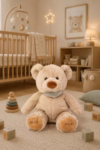 Teddykompaniet Malte plüss maci - nagy - Teddykompaniet Malte, Teddy Bear, Big, Beige