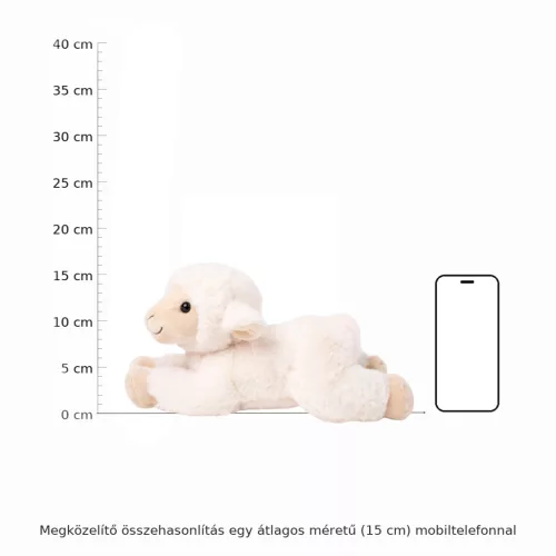 Teddykompaniet plüss bárány - Teddykompaniet Teddy Farm Lying Lamb