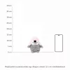 Teddykompaniet Plüss Pingvin Rózsaszín Sapkában