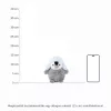 Teddykompaniet Plüss Pingvin Világoskék Sapkában