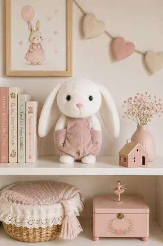 Teddykompaniet nyuszi kertésznadrágban - Teddykompaniet Bunny with dungarees