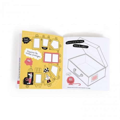 Moulin Roty játékos feladatok könyve - szörnyes