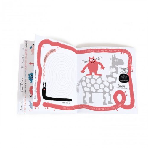 Moulin Roty játékos feladatok könyve - szörnyes