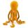 Giant octopus stuffed toy- yellow