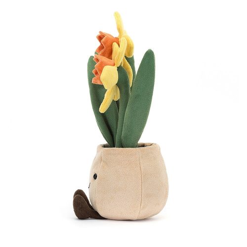 Jellycat plüss nárcisz bársony cserépben - Jellycat Amuseable Daffodil Pot