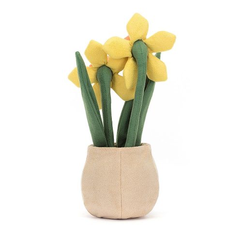 Jellycat plüss nárcisz bársony cserépben - Jellycat Amuseable Daffodil Pot