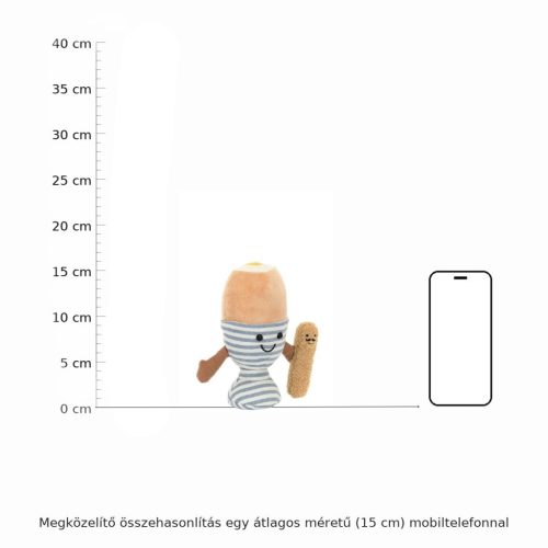Jellycat plüss lágytojás - Jellycat Amuseables Eggetha Egg & Lance Soldier
