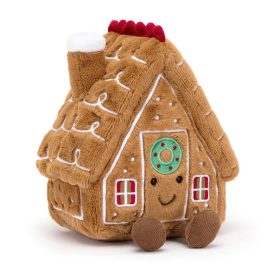   Jellycat plüss mézeskalács házikó - Jellycat Amuseables Gingerbread House