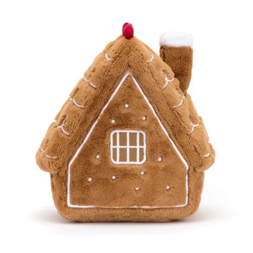 Jellycat plüss mézeskalács házikó - Jellycat Amuseables Gingerbread House