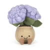 Lila plüss hortenzia Jellycat gyűjtőknek és virágkedvelőknek
