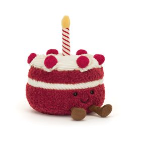   Jellycat plüss málnás süti - Jellycat Amuseables Cheri Cake