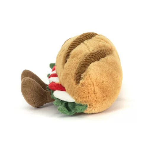Jellycat mozzarellás plüss szendvics - Amuseables Caprese Baguette