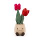 Jellycat plüss tulipán bársony cserépben - Jellycat Amuseable Tulip Pot