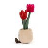 Jellycat plüss tulipán bársony cserépben - Jellycat Amuseable Tulip Pot