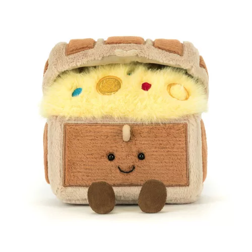 Jellycat plüss kincsesláda - Jellycat Amuseables Treasure Chest