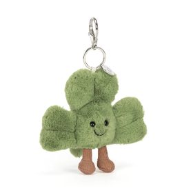   Jellycat lóhere táskadísz, kulcstartó - Jellycat Amuseables Siofra Shamrock Bag Charm