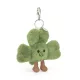 Jellycat lóhere táskadísz, kulcstartó - Jellycat Amuseables Siofra Shamrock Bag Charm