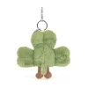 Jellycat lóhere táskadísz, kulcstartó - Jellycat Amuseables Siofra Shamrock Bag Charm