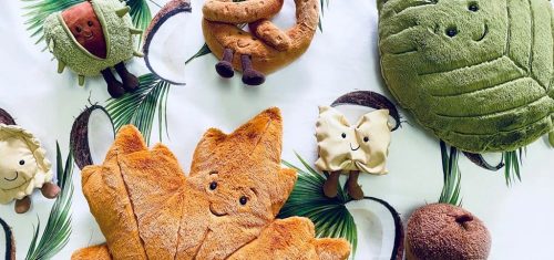 Jellycat plüss makk - Jellycat Amuseable Acorn