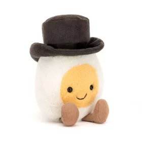   Jellycat plüss főtt tojás vőlegény - Jellycat Amuseables Boiled Egg Groom