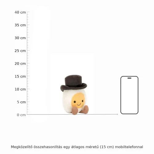 Jellycat plüss főtt tojás vőlegény - Jellycat Amuseables Boiled Egg Groom