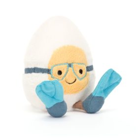   Jellycat plüss főtt tojás - búvár - Jellycat Amuseables Boiled Egg Scuba