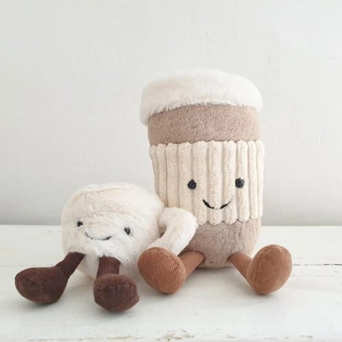Jellycat plüss kávé, elviteles pohárban - Jellycat Amuseable Coffee-To-Go