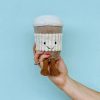 JellyCat plüss kávé, elviteles pohárban - Amuseable Coffee-To-Go