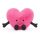 Jellycat rózsaszín plüss szív - kicsi - Amuseable Pink Heart Little
