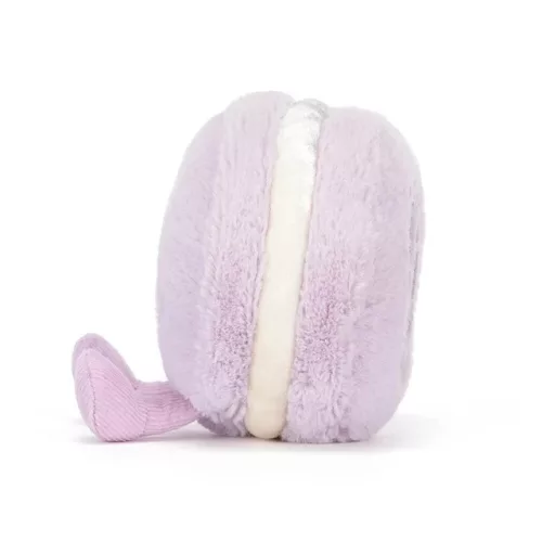 Jellycat May lila plüss macaron