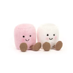   Jellycat plüss pillecukor pár - Jellycat Amuseable Pink and White Marshmallows