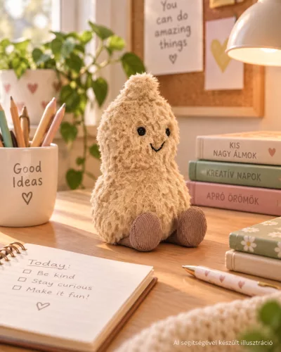 Jellycat plüss mogyoró - Jellycat Amuseable Peanut