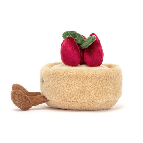 Jellycat plüss epres süti - Jellycat Amuseables Fleurette Tarte Aux Fraises