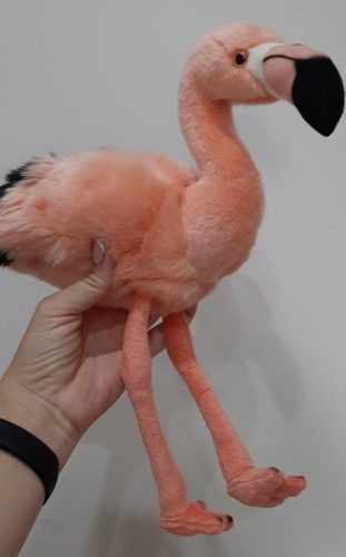 Élethű plüssik - flamingó