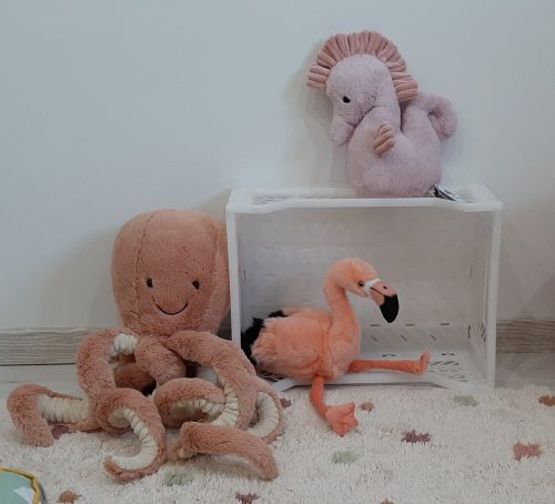 Élethű plüssik - flamingó