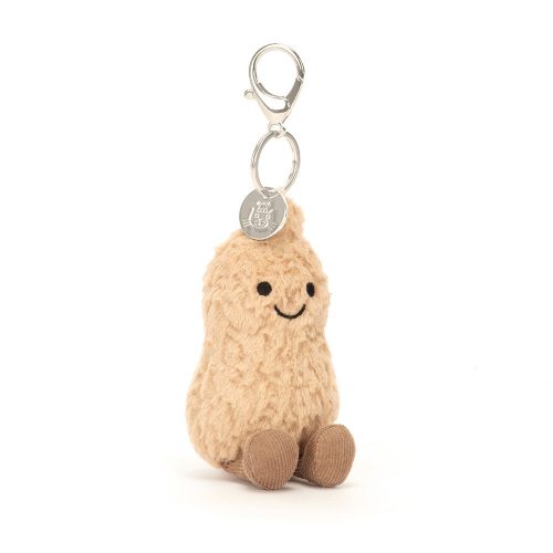 Jellycat plüss mogyoró táskadísz, kulcstartó - Jellycat Amuseables Peanut Bag Charm