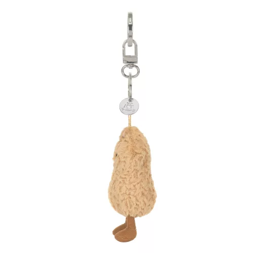 Jellycat plüss mogyoró táskadísz, kulcstartó - Jellycat Amuseables Peanut Bag Charm