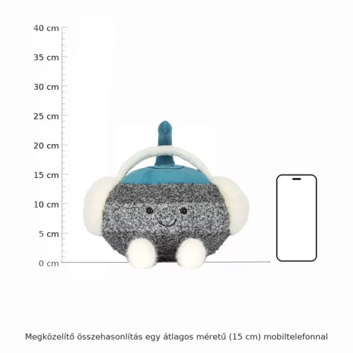 Jellycat Plüss Curling Kő - Amuseables Sports Cariss Curling Stone
