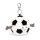 Jellycat plüss kulcstartó, táskadísz, focilabda- Jellycat Amuseables Sports Football Bag Charm
