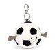 Jellycat plüss kulcstartó, táskadísz, focilabda- Jellycat Amuseables Sports Football Bag Charm