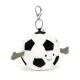 Jellycat plüss kulcstartó, táskadísz, focilabda- Jellycat Amuseables Sports Football Bag Charm