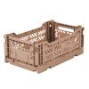 Aykasa folding crate / Mini / Warm Taupe