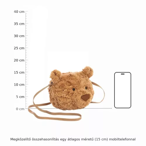 Jellycat Bartholomew macis táska - Jellycat Bartholomew Bear Bag
