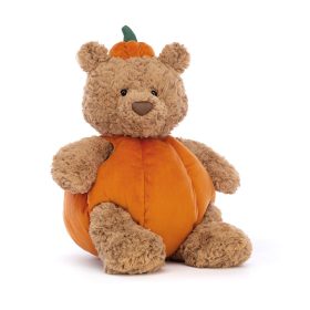   Jellycat Bartholomew maci tök jelmezben 36 cm - Bartholomew Bear Pumpkin