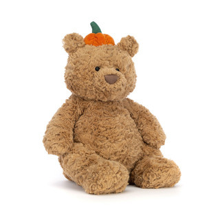 Jellycat Bartholomew maci tök jelmezben 36 cm - Bartholomew Bear Pumpkin