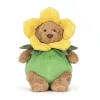 Jellcat Bartholomew plüss maci nárcisz jelmezben - Jellycat Bartholomew Bear Daffodil Outfit