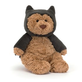   Jellycat Bartholomew maci denevér jelmezben - Bartholomew Bear Bat