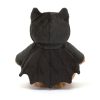 Jellycat Bartholomew maci denevér jelmezben - Bartholomew Bear Bat